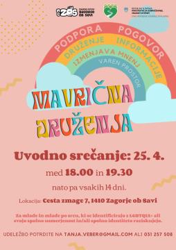 Mavrična druženja plakat